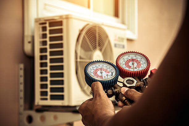 Professional Ac Installation technician working in Locke, NY